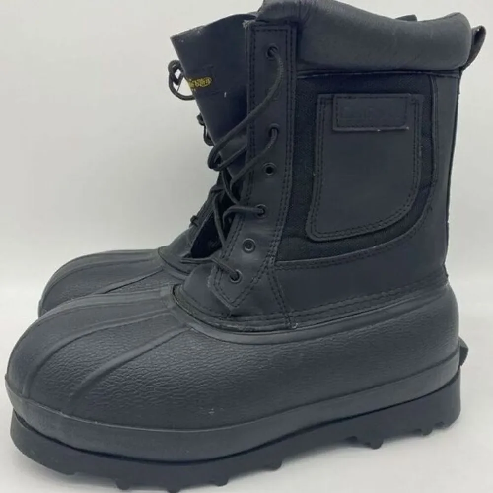LaCrosse‎ Boots Men 8 Black Iceberg II Snow Thinsulate Waterproof Winter
